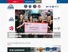 Tablet Screenshot of mlsefoundation.org